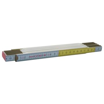 PLOOIMETER HOUT PRO 2 M X 16 MM WIT - TYPE TOP 5000 (10 PER OVERDOOS)