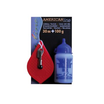 CORDEAU TRACEUR + 100 GR DE POUDRE BLEUE ECO EN SET AMERICANO LINE ABS (12 PCS PAR SUREMBAL.)