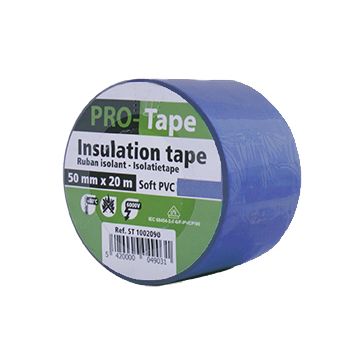 ISOLATIETAPE 50 MM X 20M X 0,15MM, VDE / LICHT BLAUW (80 PER OVERDOOS)