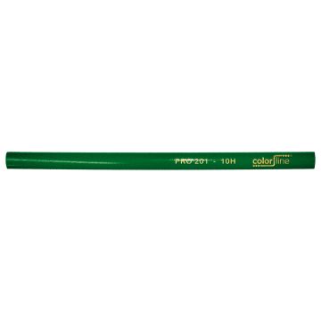 METSERSPOTLOOD "PRO 201", OVALE VORM, GROEN GELAKT - 24 CM - PER STUK (- PER OVERDOOS)