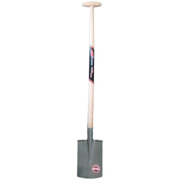 SPADE DUBBELE RAND - MODEL “BRABANT” - MET HOUTEN T-STEEL (5 PER OVERDOOS)