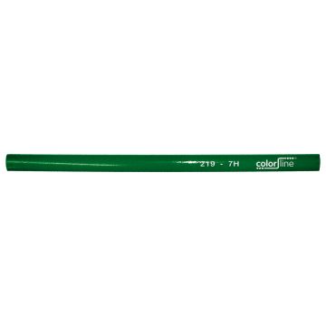 METSERSPOTLOOD "TYPE 219", OVALE VORM, GROEN GELAKT - 30 CM - PER STUK (- PER OVERDOOS)