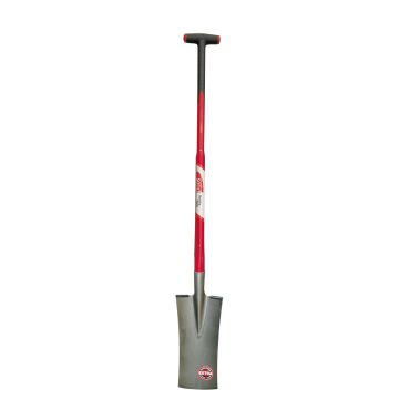 GRONDWERKERSPADE MET GEBOGEN SNEDE - MET T-GLASVEZELSTEEL TYPE “F5500” (5 PER OVERDOOS)