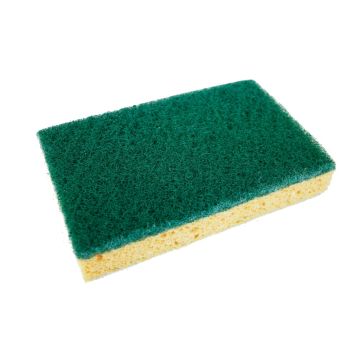 SCHUURSPONS GROEN 140 X 90 X 25 MM (50 PER OVERDOOS)