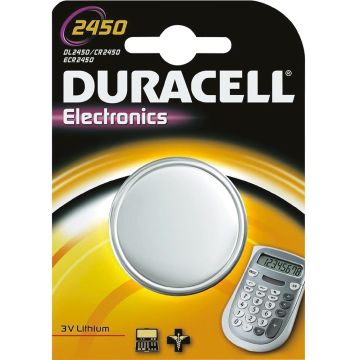 BATTERIJ DURACELL "ELECTRONICS" - TYPE CR-2450 (10 PER OVERDOOS)