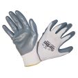 HANDSCHOEN - NITRILE/NYLON - FOAM GRIP / 10 (12 PER OVERDOOS)