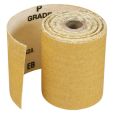 SCHUURPAPIER MINIROL P120 - 5 M X 115 MM - GEEL (10 PER OVERDOOS)