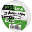 ISOLATIETAPE 19 MM X 20M X 0,15MM, VDE / WIT (40 PER OVERDOOS)