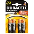 BATTERIJ DURACELL "PLUS POWER"- TYPE AA / LR6 (20 PER OVERDOOS)