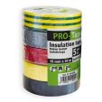 ISOLATIETAPE 19 MM X 20M X 0,15MM, VDE / 5 KLEUREN (40 PER OVERDOOS)