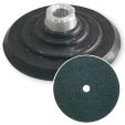 RUBBER STEUNSCHIJF (FLEXIBEL) DIAM. 100 MM X M14 VOOR DROOG & NAT DIAMANTPADS (2 PER OVERDOOS)