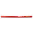 SCHRIJNWERKERSPOTLOOD "PRO 101", OVALE VORM, ROOD GELAKT - 30 CM - PER 100 STUKS (2 PER OVERDOOS)