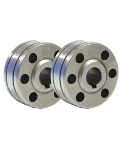 2 DRIVE ROLLS VOOR STEEL Ø 1.2 / 1.6 - 042384