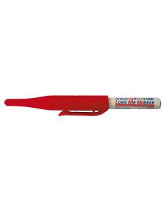 PERMANENT MARKER LONG NIB ROOD (12 PER OVERDOOS)