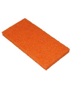 SPONSRUBBER ORANJE 280 X 140 X 20 MM (100 PER OVERDOOS)