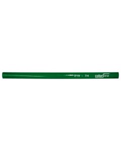 METSERSPOTLOOD "TYPE 219", OVALE VORM, GROEN GELAKT - 30 CM - PER STUK (- PER OVERDOOS)