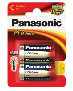 BATTERIJ PANASONIC "PRO POWER"- TYPE C (12 PER OVERDOOS)