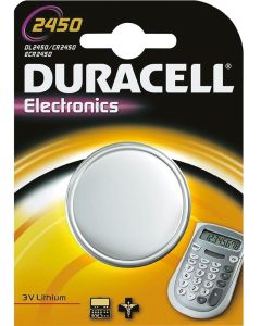 BATTERIJ DURACELL "ELECTRONICS" - TYPE CR-2450 (10 PER OVERDOOS)